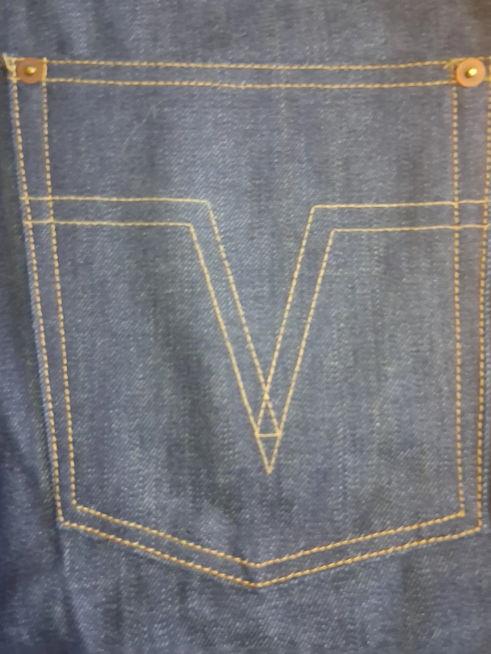 2000  Redline Evil Denim Men's Straight-Leg Denim Jeans in Dark Blue